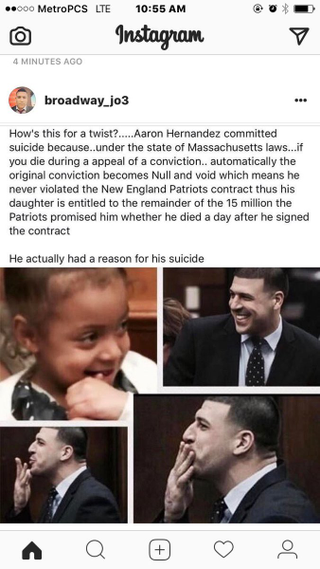 Illustration for article titled Speculation: Did Aaron Hernandez Kill Himself to Make Sure His Daughter Was Taken Care Of?